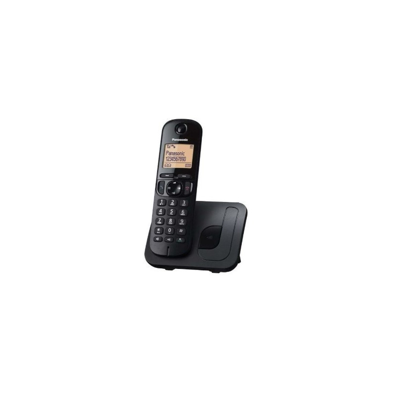 Telefone Fixo Panasonic KX-TGC210 Preto