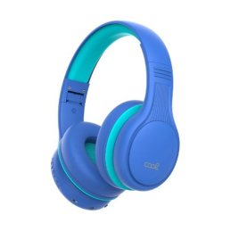Auscultadores Estéreo Bluetooth Infantis COOL Kids Azul-Volume Limitado