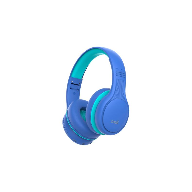 Auscultadores Estéreo Bluetooth Infantis COOL Kids Azul-Volume Limitado