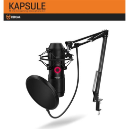 Microfone Krom Gaming Kapsule HQ Streaming