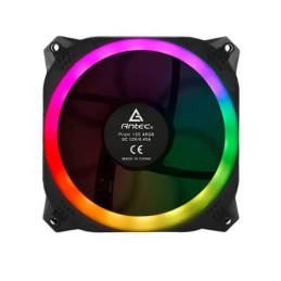 Ventoinha 120mm Prizm 120 ARGB 2000RPM Preta 4 Pinos PWM (Pack 3) - ANTEC