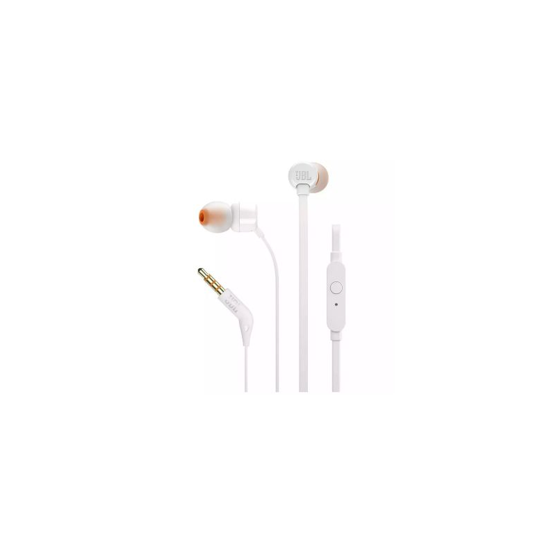 Auriculares JBL Tune 110 com microfone Jack 3.5mm - Branco