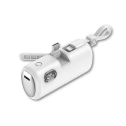 Qcharx Teseo Power Bank 5.000 mAh Branco