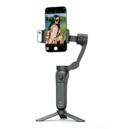 Estabilizador Rixus RXSF43 Rastreamento Suave e Estável de Rosto para Vlogs, Vídeos, TikTok e Vídeos Ao Vivo