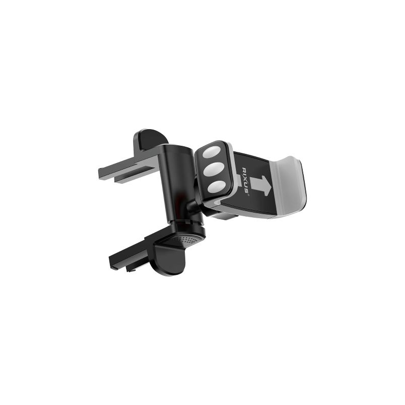 Rixus RXHW28 Suporte Universal para Telemóvel em Saída de Ar para Carro Preto