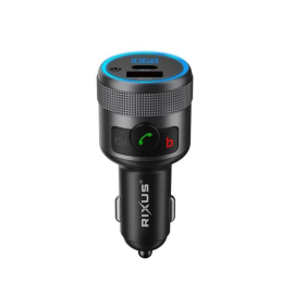 Rixus RXBT26 Car FM Transmissor Bluetooth Preto