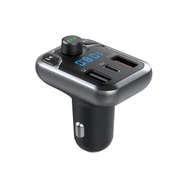 Leitor Rixus RXBT25 MP3 Bluetooth CAR FM QC3.0+Type-C Dual Fast Charge