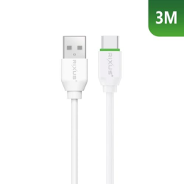 Cabo de dados e carga rápida 12W USB para USB C 300cm