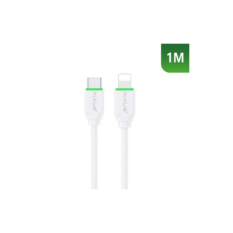 Rixus RX2022S Cabo Fast Charging Type-C Para Lightning 20W