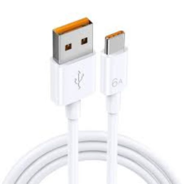 T-Phox Flash II cabo USB a Tipo C 5A 1m branco