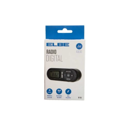 Radio Portátil Elbe RF-96 Preto c/ Auriculares Incluídos