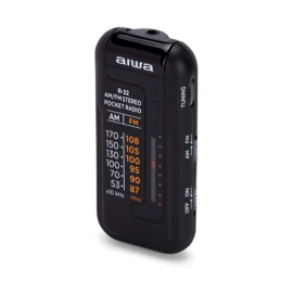 Rádio de Bolso AM/FM (Preto) - AIWA
