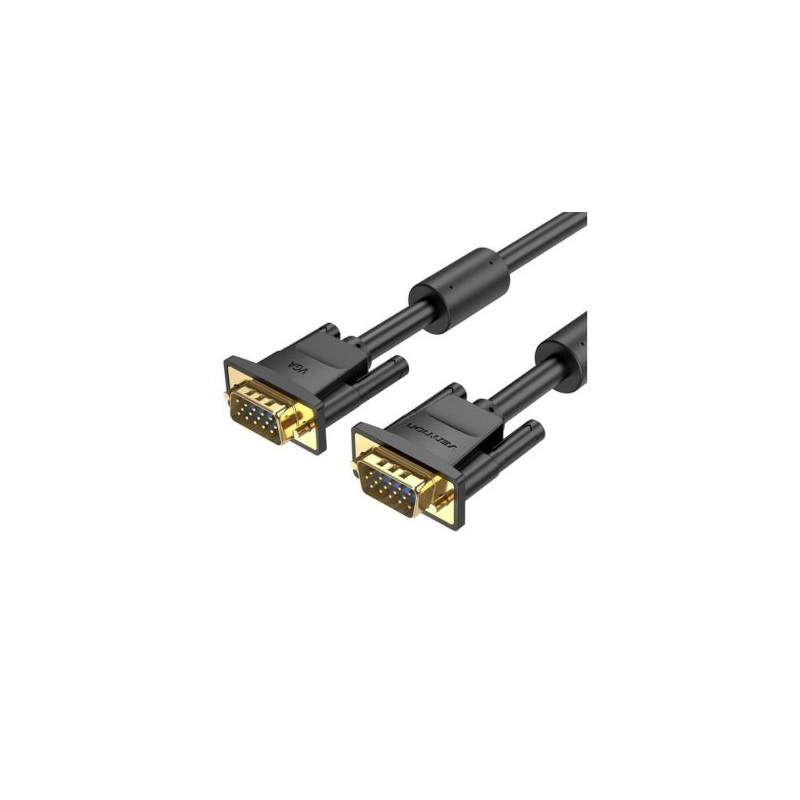 Cabo SVGA Vention VGA Macho - VGA Macho 3m - Preto