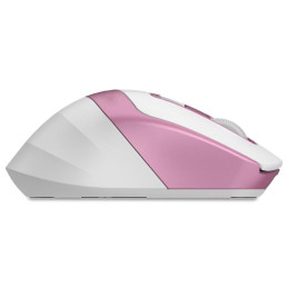 Rato sem Fios Silencioso COOL Ergonomic Rosa-Branco