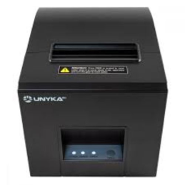 Impresora Térmica POS Unykach Velocidade 260mm/s-USB RJ-45 RJ-12 RJ11 Preta