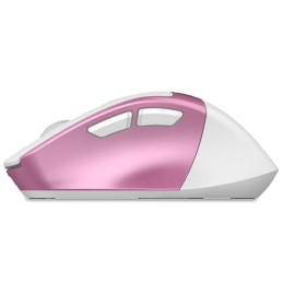 Rato sem Fios Silencioso COOL Ergonomic Rosa-Branco