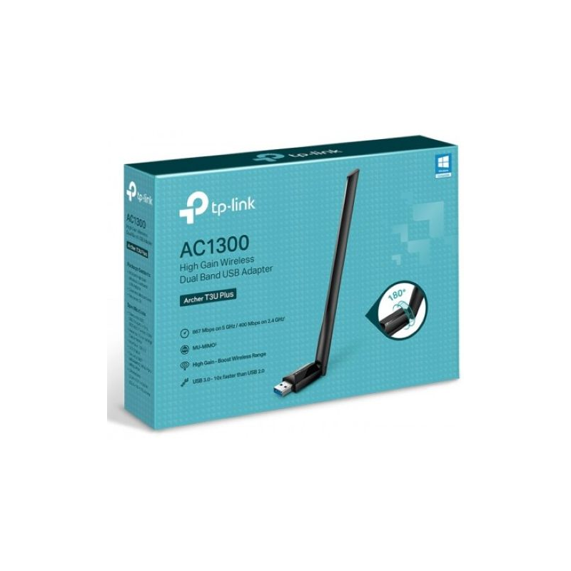 Adaptador USB - WiFi TP-Link Archer T3U Plus 867Mbps