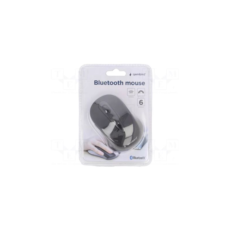 Rato Óptico 1600DPI Bluetooth - GEMBIRD