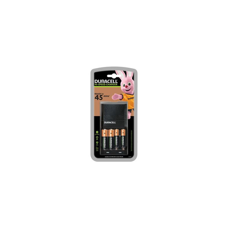 Carregador para Pilhas DURACELL CEF27 2xAA e 2xAAA