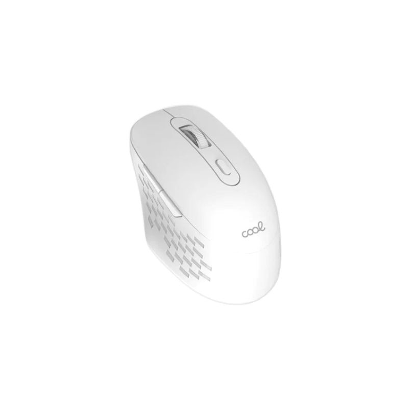 Rato Wireless COOL 6D Silencioso Branco