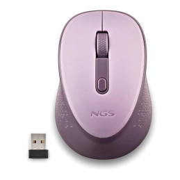 Rato Wireless NGS Dew Lilac Até 1600 DPI - Lilás