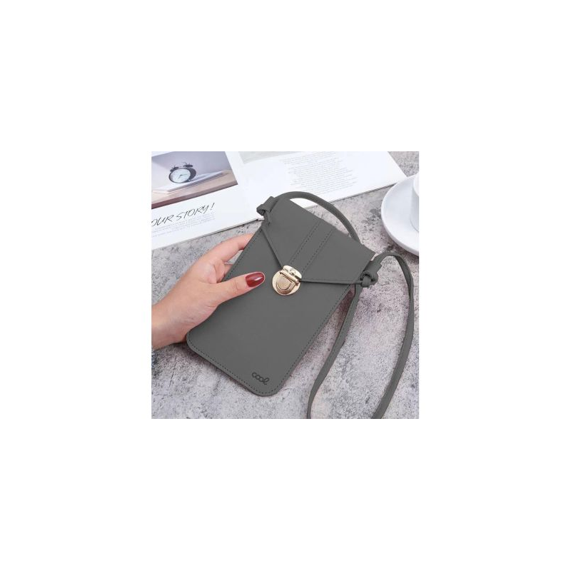 Bolsa Universal Basic de até 6,7 pol. COOL Cinza Escuro