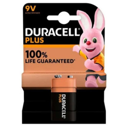 Pilha DURACELL PLUS 6LR61 MN1604 9V Alkaline