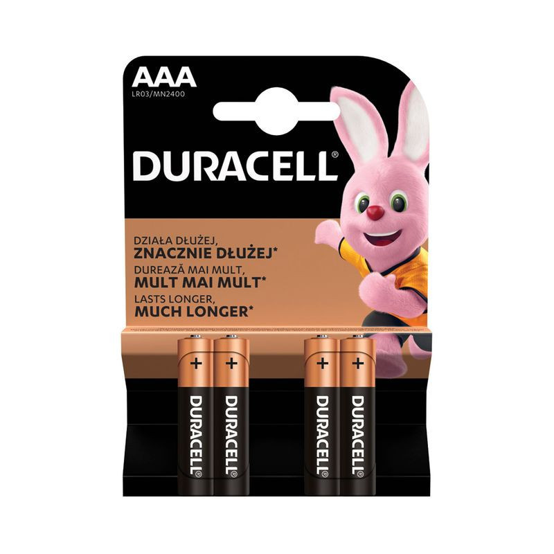 Pilhas DURACELL ULTRA 4xAAA Blister LR03 MN2400 1.5V