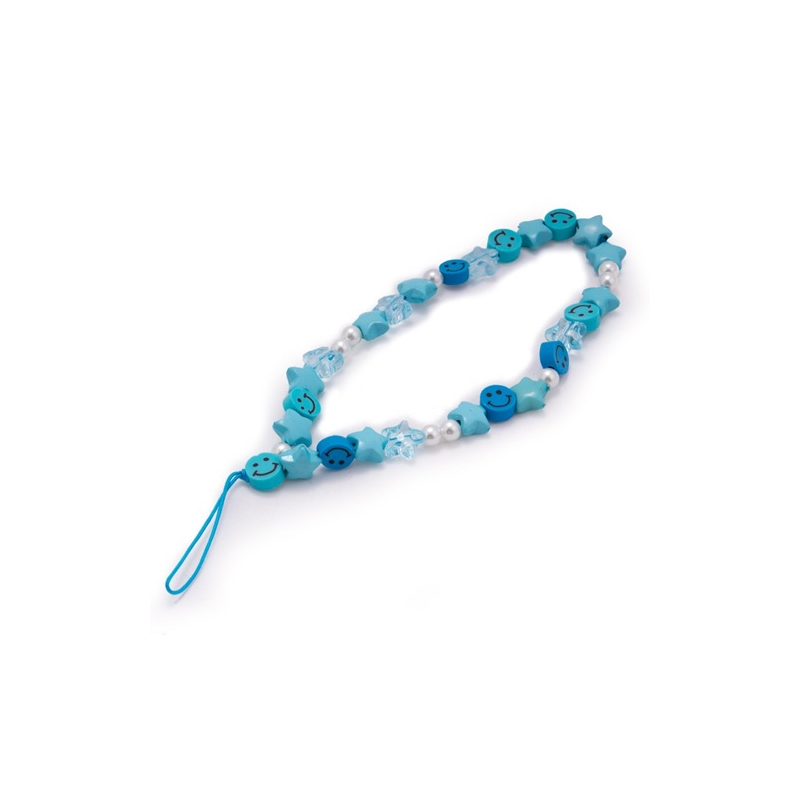 Pulseira universal para smartphone COOL com pingente de estrelas azuis