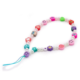 Pulseira universal para smartphone COOL com pingente de pérolas mix