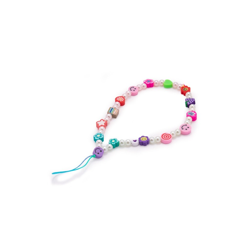 Pulseira universal para smartphone COOL com pingente de pérolas mix