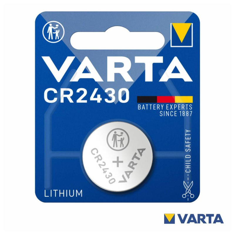 Pilha de Botão VARTA CR2430 Lithium 3V