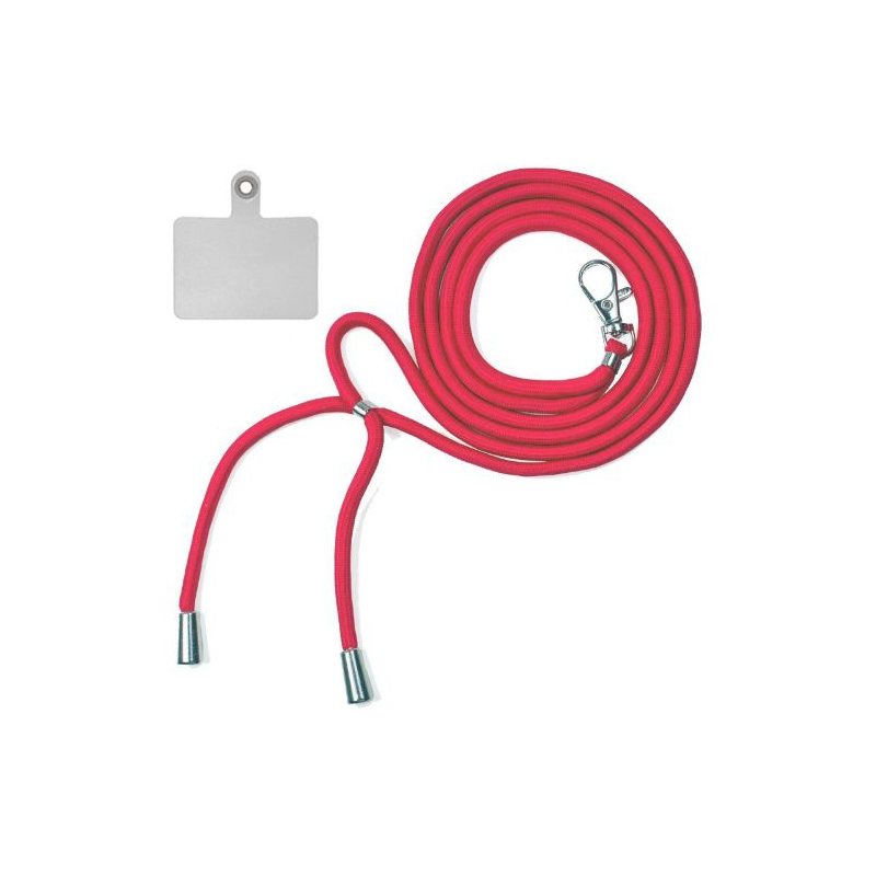 Cordão suspenso universal COOL com cartão de smartphone Fúcsia
