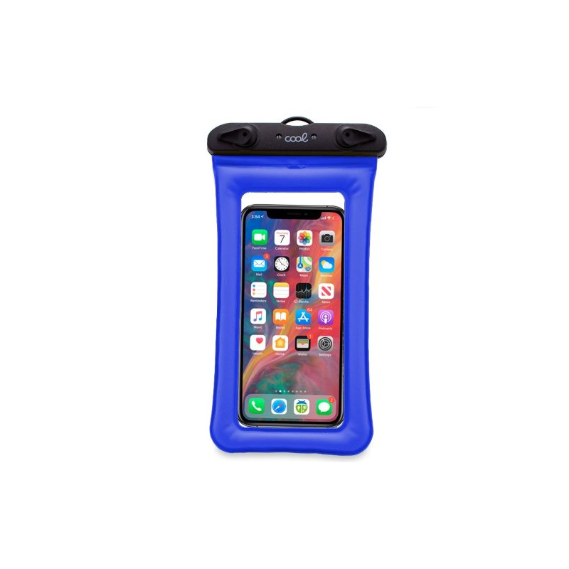 Capa impermeável universal azul