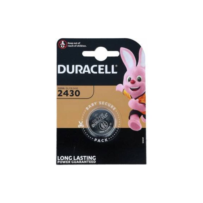Pilha de botão Duracell 2430 3V