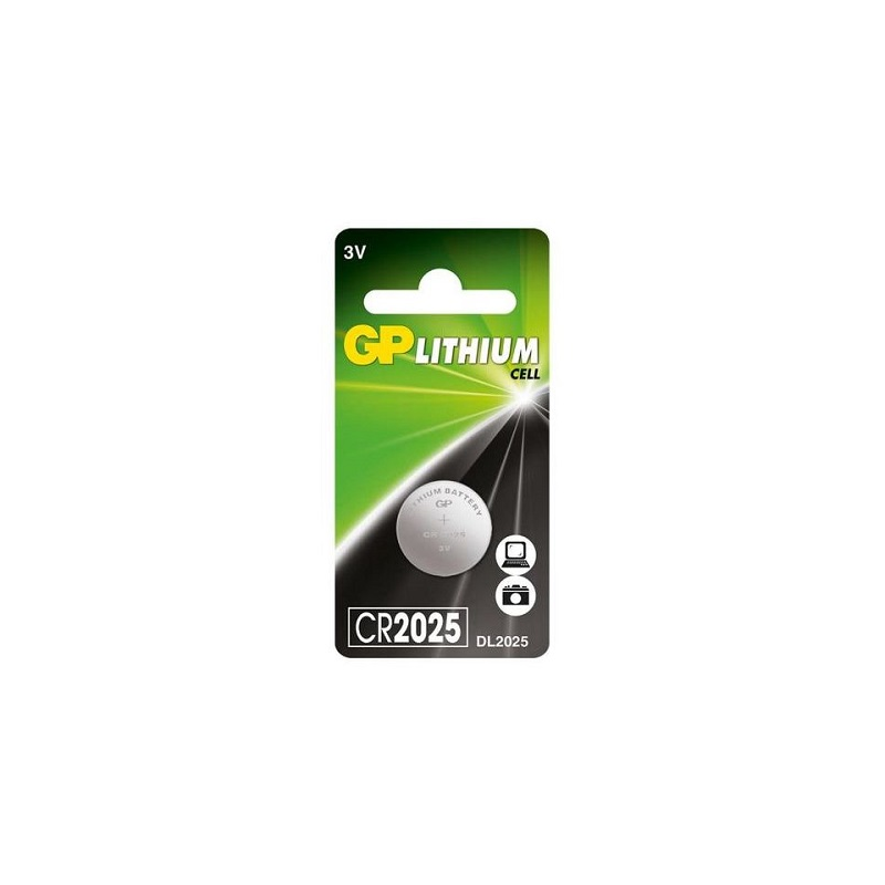 Pilha Lithium 3V CR2025 - GP