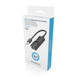 Adaptador AISENS USB 3.0 para Gigabit Ethernet 1Gbit por segundo