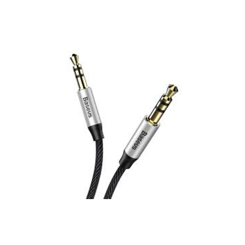 Cabo Audio Jack 3.5mm Baseus Yiven M30 0.5m Preto