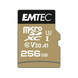 Cartão de Memória 256Gb Micro SDXC Classe 10 Speedin Pro 95MB/s - EMTEC