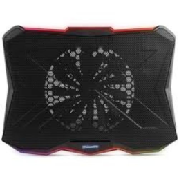 Base Refrigeração NOX Hummer Pro Stand 17.3" Ajustável RGB + 2x USB Preto