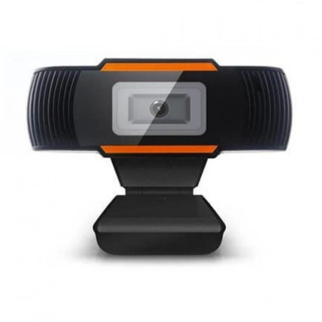 Webcam PHASAK USB 1080p Full HD Preto-Laranja