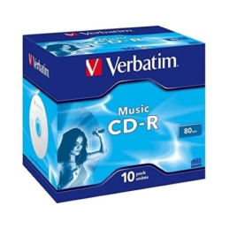 CD-R Verbatim Music 16X/ Caixa com 10 unidades