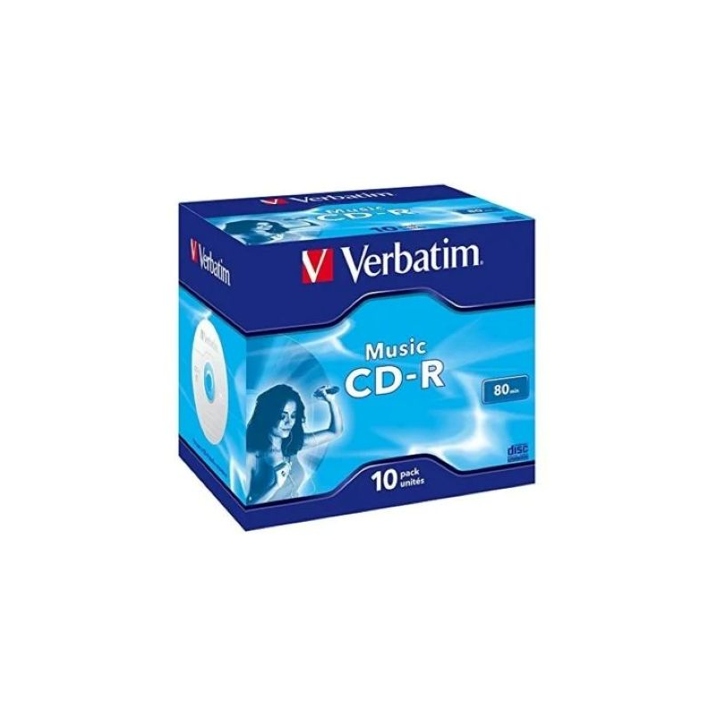 CD-R Verbatim Music 16X/ Caixa com 10 unidades