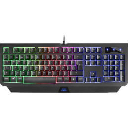 Combo MARS GAMING 2 em 1 MCP100 RGB Lighting Layout Espanhol