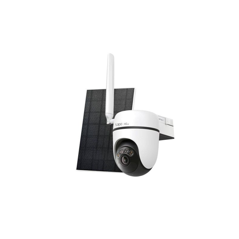 Kit Câmara de Segurança + Painel Solar TP-Link Tapo C615G 2K Solar-Powered IP65 Pan/Tilt Security 4G LTE