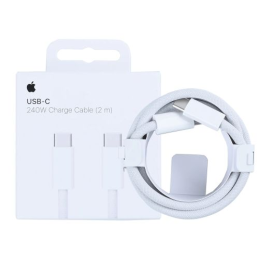 Cabo Apple 15.16 e 17 USB-C 200cm Branco (MU2G3ZM/A) - Original