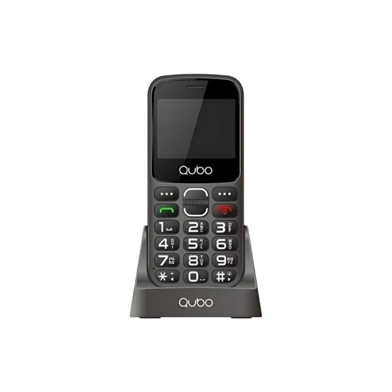 Telemóvel QUBO X-230 BKC 2,31" 4G+Base de carregamento Preto