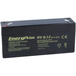 Bateria de Chumbo (Pb) 6V 3.2A EnergiVM MV632