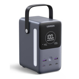 Powerbank / Battery Pack UGREEN PB770 48000mAh (153.6Wh) 300W Fast Charging com PD 3.1 140W Portable Charger Preta