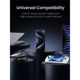Powerbank / Battery Pack UGREEN PB770 48000mAh (153.6Wh) 300W Fast Charging com PD 3.1 140W Portable Charger Preta